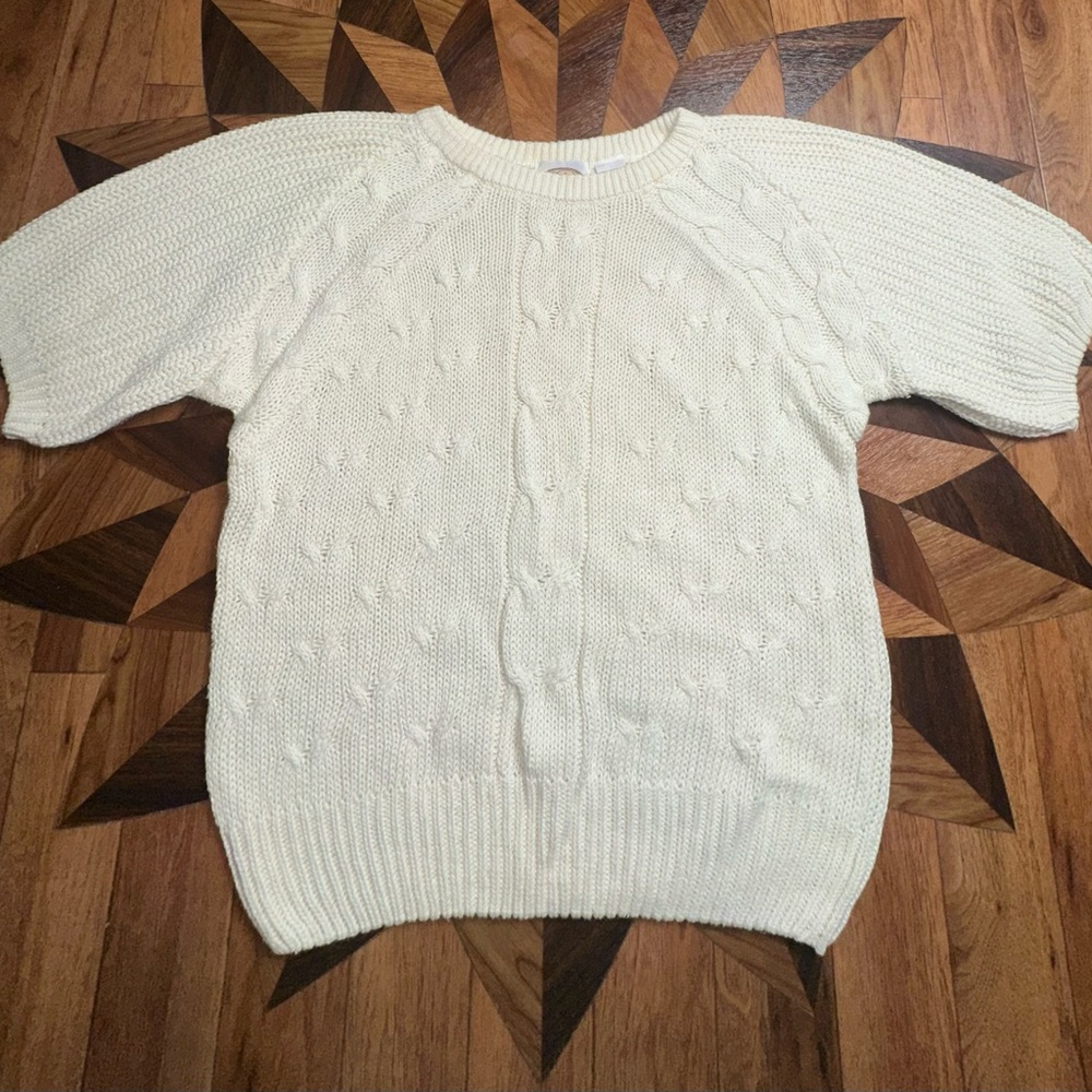 Picket and Post Women’s Knit Sweater Size Large Cotton/Linen Blend
